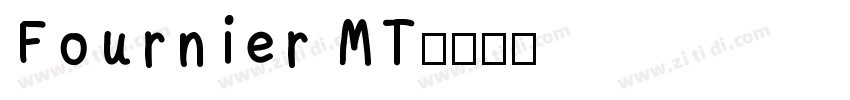 Fournier MT字体转换